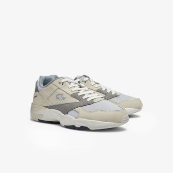 Lacoste Storm 96 Lo Nubuck Leather Sneakers Pánské - Tenisky Béžový / Šedé | CZ-HyymTp